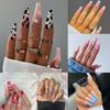 24pcs/Box Detachable Full Cover Artificial Nail Tips Coffin False Nails Wearable Fake Nails