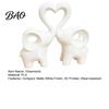 Car Dashboard Elephant Decor Love Statue, Cute Figurine Living Room Decor, Brings Small Wedding Gift Good Luck, Heart Elephants Decorations
