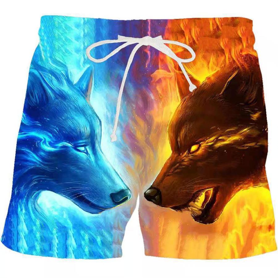 Мужские шорты, летние повседневные молодежные пляжные шорты с 3D принтом, весенние маленькие эластичные короткие брюки