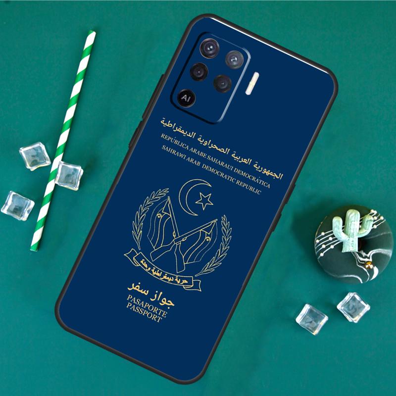 Western Sahara Flag Phone Case For Oppo A18 A38 A58 A78 A98 A40 A60 A80 A91 A15 A17 A74 A94 A54 A57S A16 A76 A96