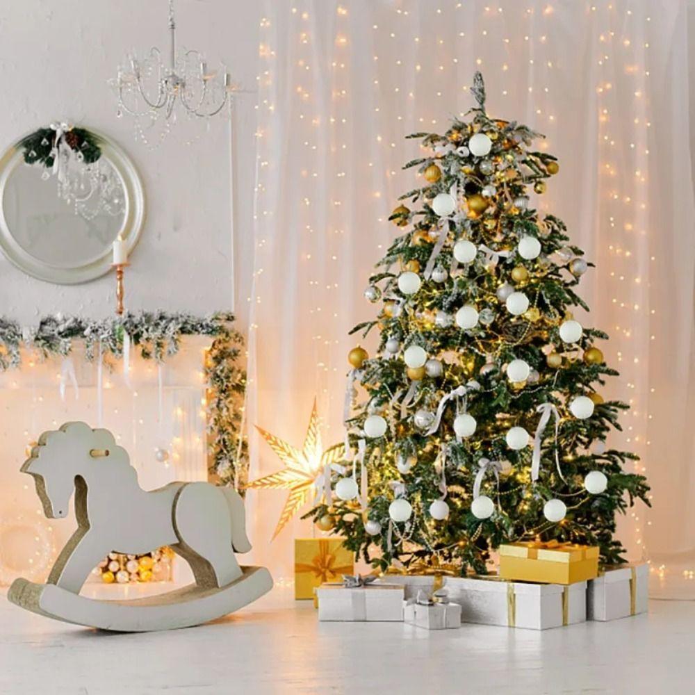 White Christmas Balls Mini Christmas Ornaments DIY Supplies Foam Balls  Modelling