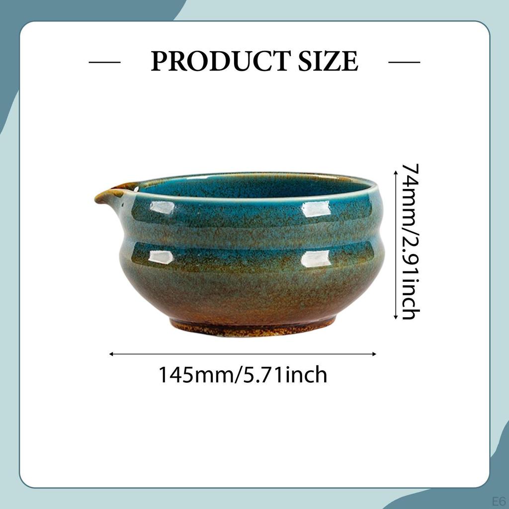 Керамическая чаша для матча с носиком для разливания, чайная чашка Chawan 530 мл, ручная работа, чашка для смешивания зеленого чая.