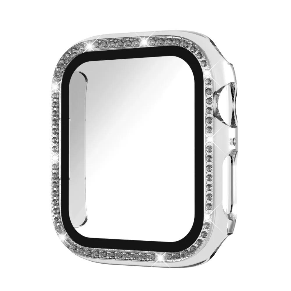 Жесткий бампер-чехол с защитой экрана для Apple Watch 10 9 8 45мм 44мм 42мм 46мм 40мм Полный чехол-бампер для IWatch Ultra 7 SE 6 5 4 3 2