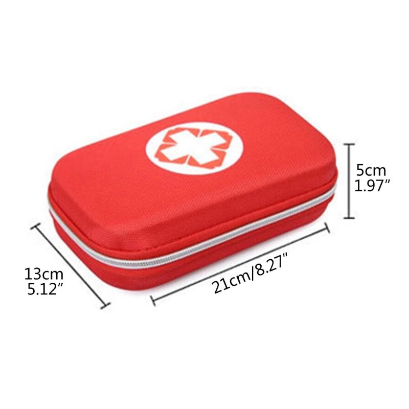 Маленькая аптечка первой помощи Портативные наборы для экстренных случаев Сумка для травм Дорожный медицинский подсумок для автомобиля, дома, кемпинга и пеших походов Прочный