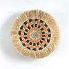 Round Grass Weaving Ornament Circular Wall Hanging Wall Decoration