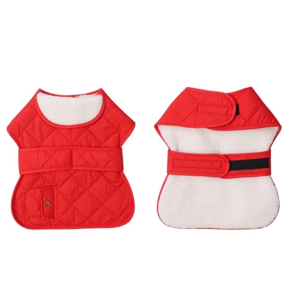 Adjustable Dog Vest Jacket Warm Dog Sweatshirt Fashion Pet Cotton Clothing Autumn Winter
