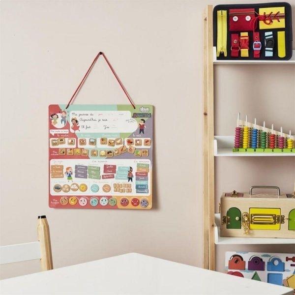 Магнитная недельная таблица Монтессори 70 магнитных изображений