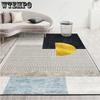 Легкая роскошь скандинавский минимализм современный американский гостиная большой ковер геометрический стиль коврик для чайного столика