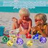 Extra Large Diving Gem Pool Toys, 60MM Extra Big Acrylic Diamond Colorful Pirate Treasure Diving Gems for Summer Swimming Party Favors, 5Pcs Random Co