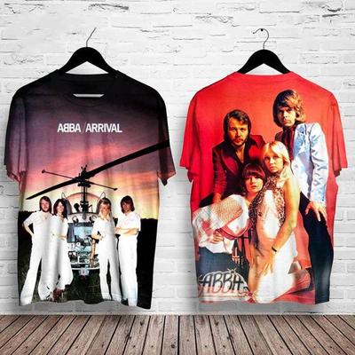 ABBA Arrival 3D футболка с принтом по всей поверхности Футболка для любителя музыки Размеры S-5XL
