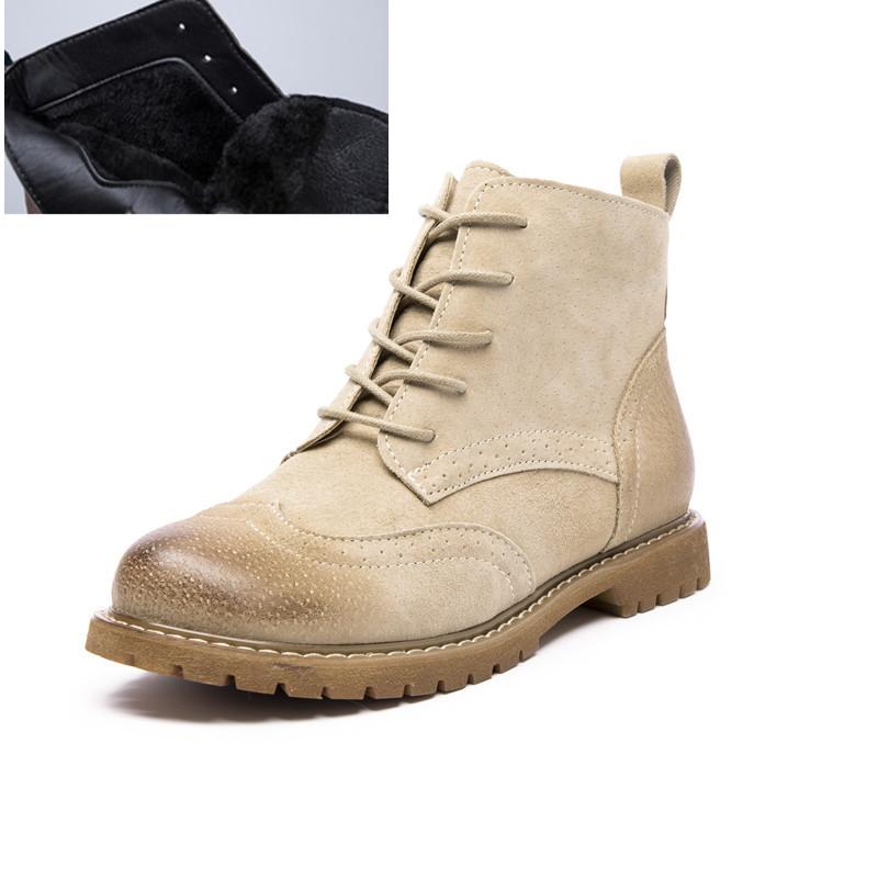 Женская обувь. Женские короткие сапоги из натуральной кожи. Замшевые женские ботильоны. Британское кружево. Ретро-тренд. Подходит для весны, осени и зимы. Женские голые сапоги.