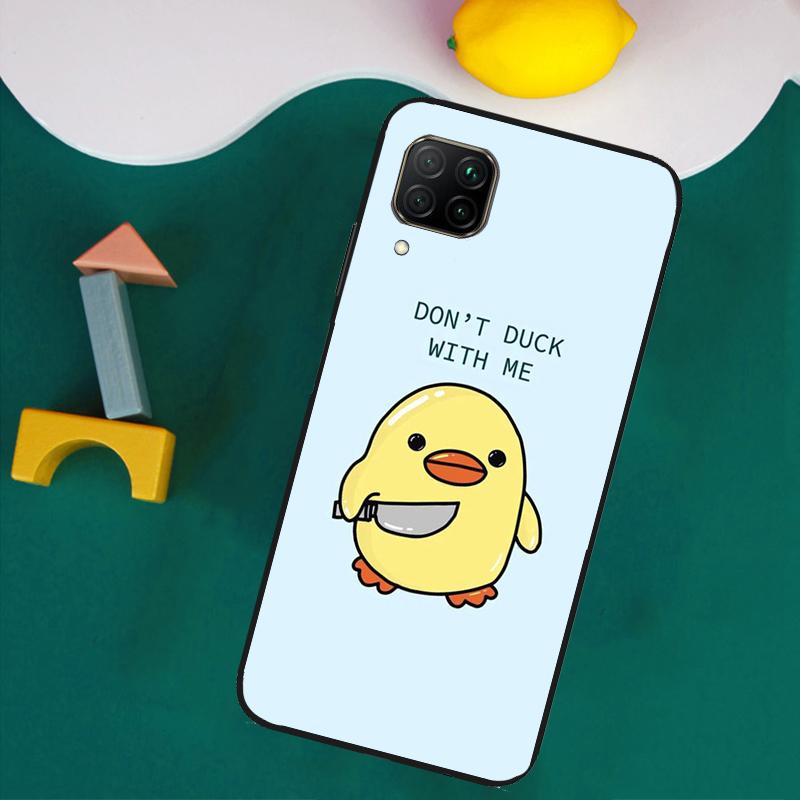 Мультяшный Утенок Нож Для Huawei Nova 11i 12s 12i 8i 7i Y73 Y70 Y90 Y60 Y72 Y61 Y91 9 10 SE P30 Pro P40 Lite Чехол