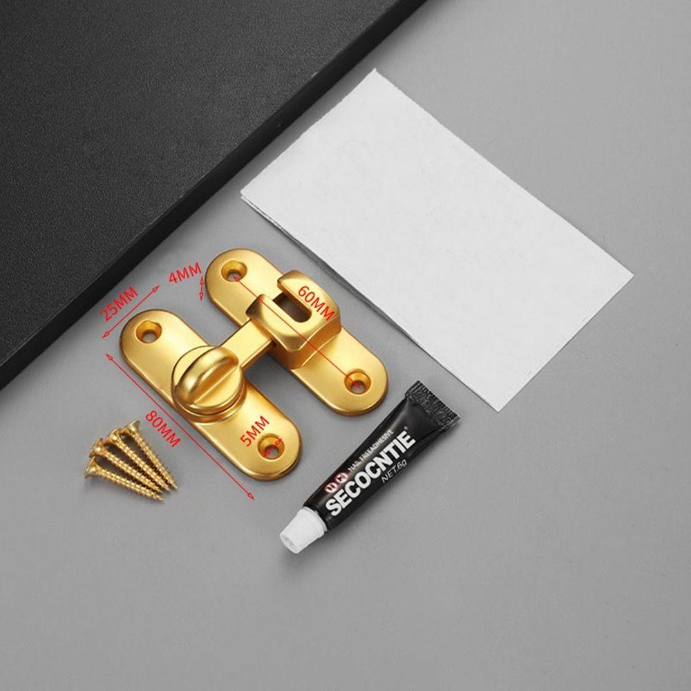 Zinc Alloy Sliding Door Latch 90°/180° Door Bolt New Door Buckle Door