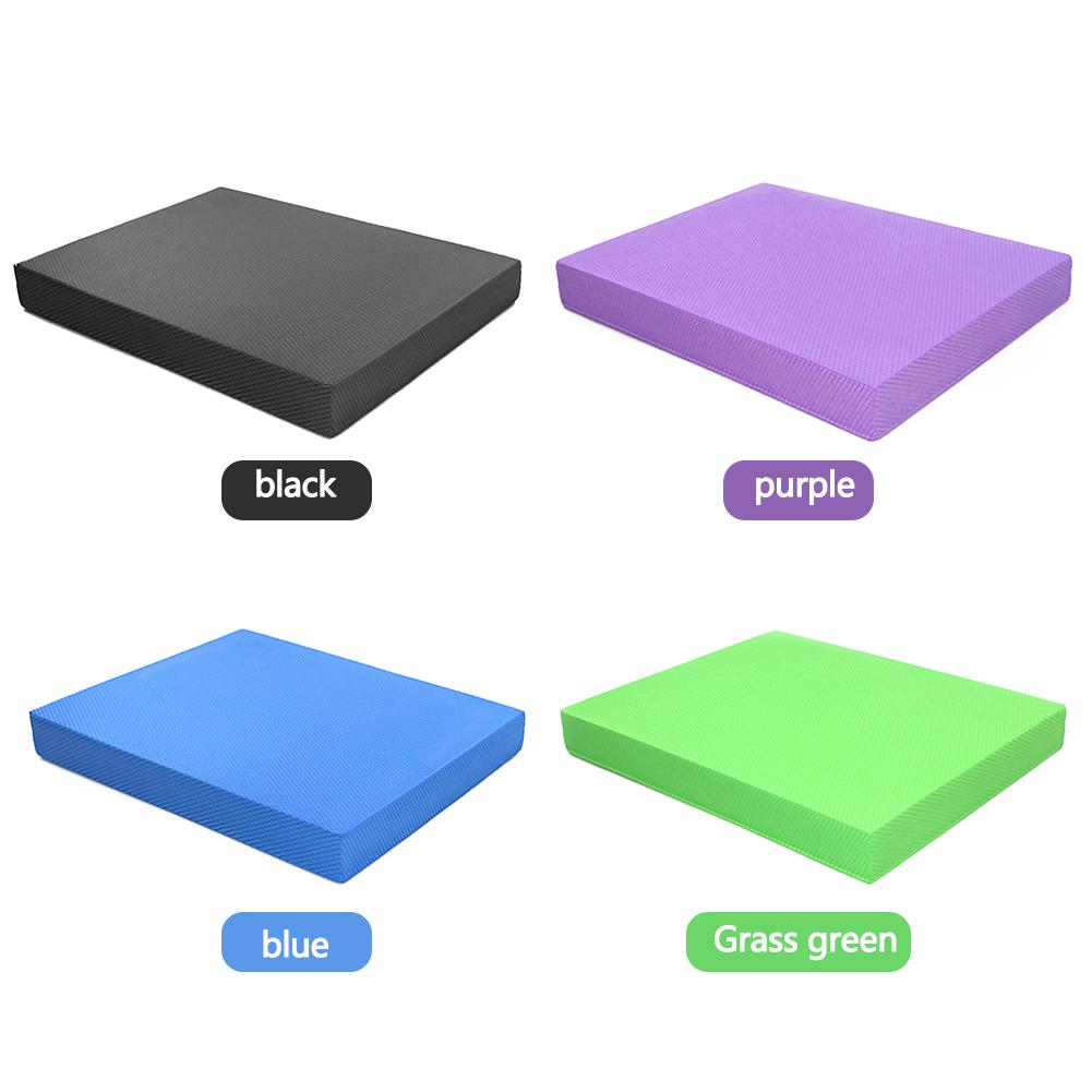 TPE Yoga Mat Soft Balance Pad Cushion Trainer Gym Pilates Block Fitness Knee Pad Thickened Balance Board Supplies