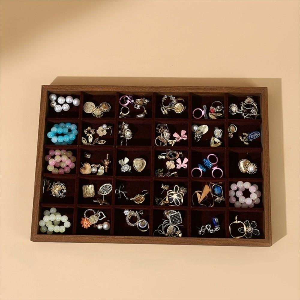 Flat Bottom Jewelry Display Tray Stackable Bracelets Storage Organizer  Trinket