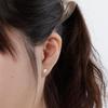Серьги с жемчугом Akoya PT900 платина HA00050R12WPNPA04P 5.0 мм женские