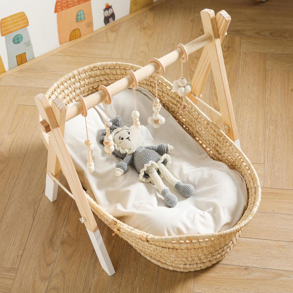 Make Wooden Baby Gym Play Gym for Newborns Months and Early Tummy Educational Popular Baby Baby Supplies for Girls and Boys Let's Set, (0 Up),