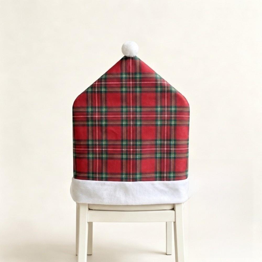 Snowman Chair Protective Slipcover Santa Claus Stool Cover Christmas Chair Cover Xmas Party