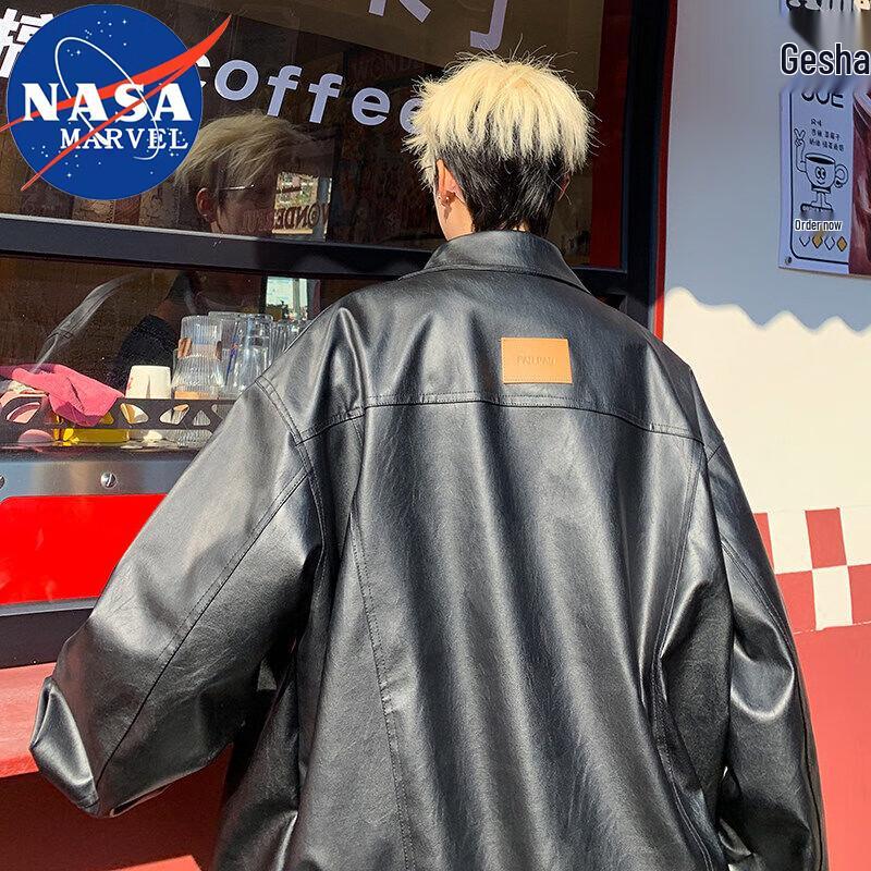 NASA MARVEL Men's Loose Lapel Casual Jacket