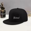 Счастливая надпись Бейсболка Унисекс Полиэстер Snapback Кепка Повседневная Всесезонная Регулируемый Головной убор