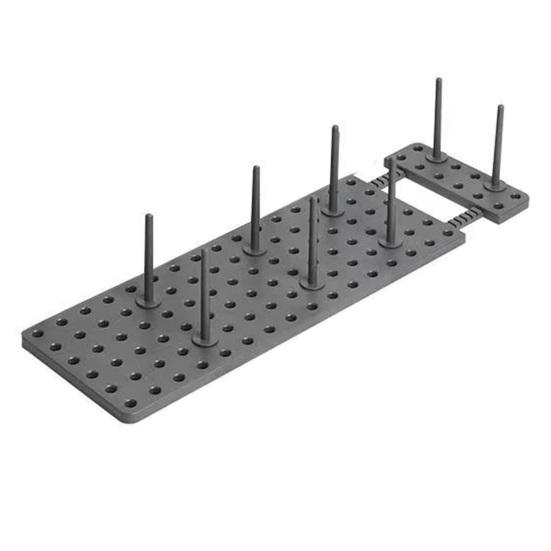 1/2 шт. Стеллаж для хранения Выдвижной регулируемый органайзер для ящика со съемными перегородками Пластиковая сушилка