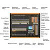 Профессия Оптовая продажа Dmx1024 Канал Сценическое освещение Консоль вращающаяся голова Световой пульт Dmx 1024 Контроллер