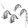 Подкрылки передних колес для BMW MINI F54 - Совместимые модели 51717346035/51717346036