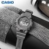 Casio Серия G-Squad Bluetooth-подключенные фитнес-многофункциональные водонепроницаемые кварцевые часы с ремешком из смолы Мужские часы Серый GMD-B800SU-8