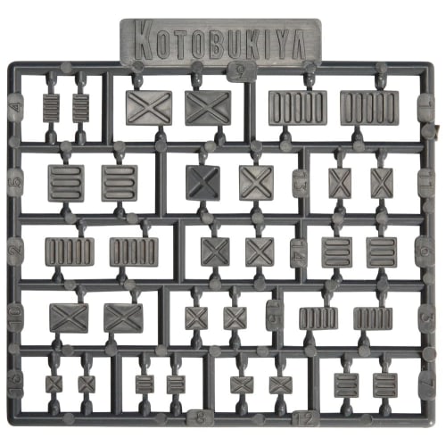 Kotobukiya M.S.G Modeling Support Goods Plaunit P127 Square Mold III Non-Scale Plastic Model