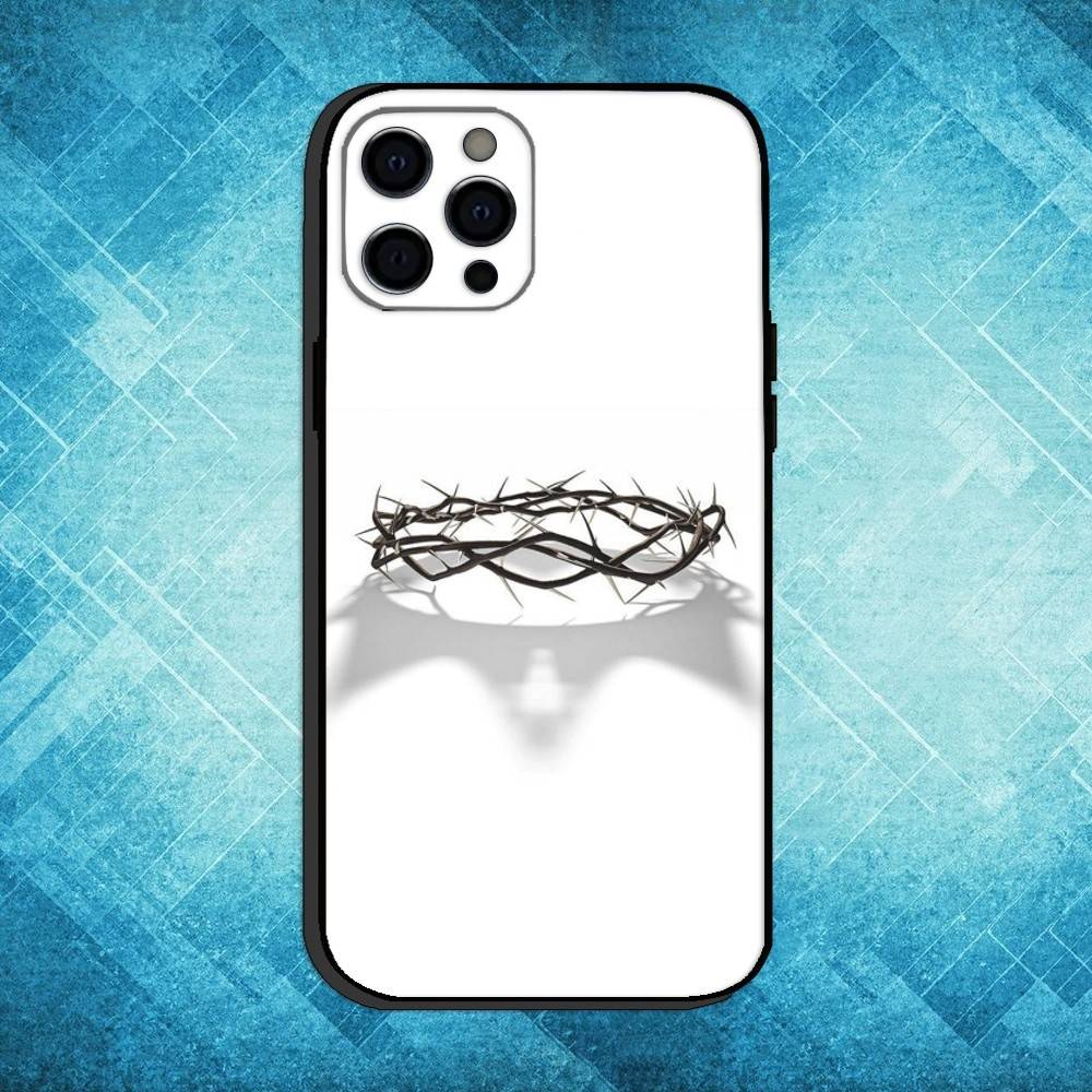 Исаия Иеремия Псалом Иисус Библия Чехол для телефона Для iPhone17,16,15,14,13,12,11 Plus,Pro Max Мягкий черный чехол