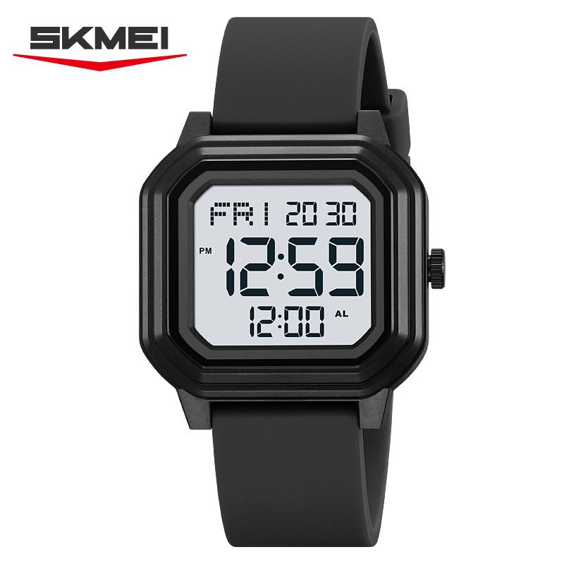 SKMEI 2558 Fashion Sports Men's Electronic Watch Multifunctional Countdown Digital Watch Student Luxury Clock Relgios Masculino