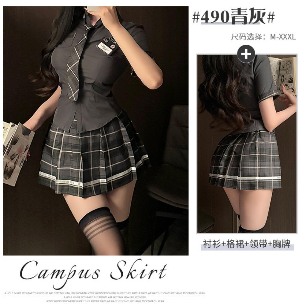 Сексуальное нижнее белье Xianyi, сексуальная студенческая одежда, Jk Uniform, соблазн, свободная от обтягивающей страсти, одежда, большой размер, комплект 490