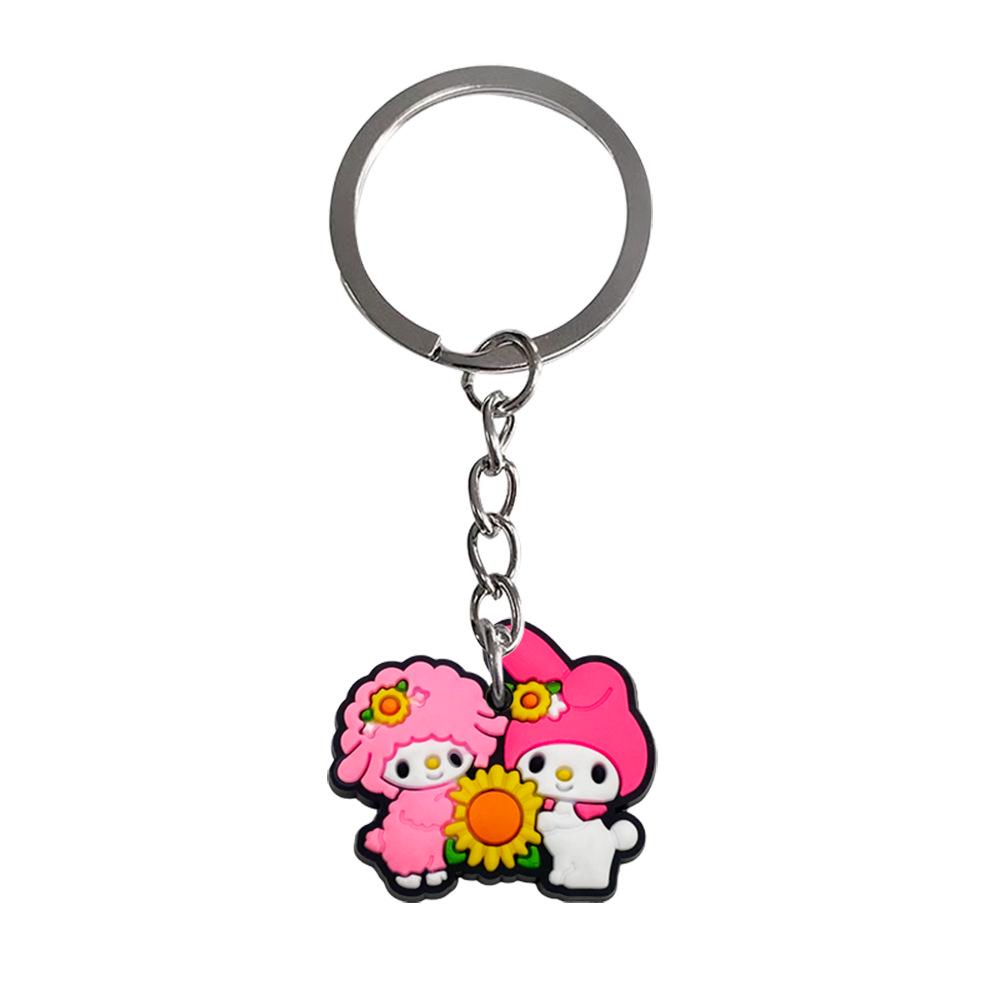 30 брелоков Sanrio: Милые ПВХ Аксессуары и Подарочные Подвески