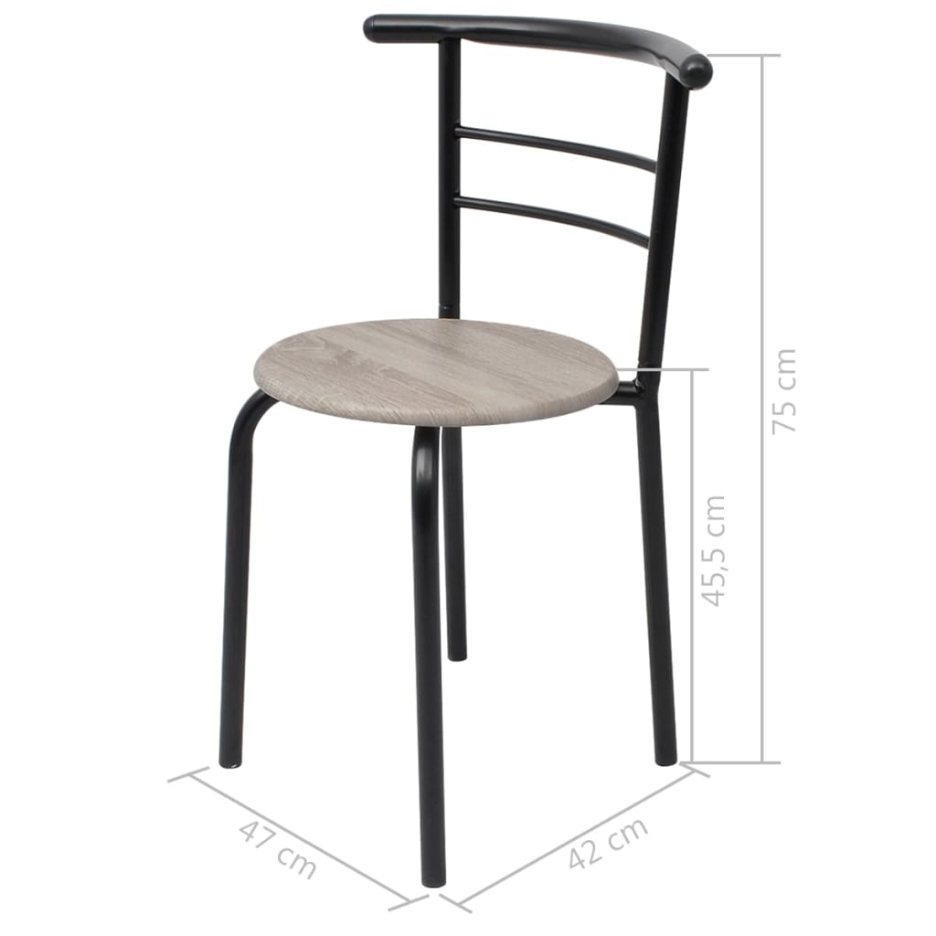 Breakfast Table Bar Set MDF
