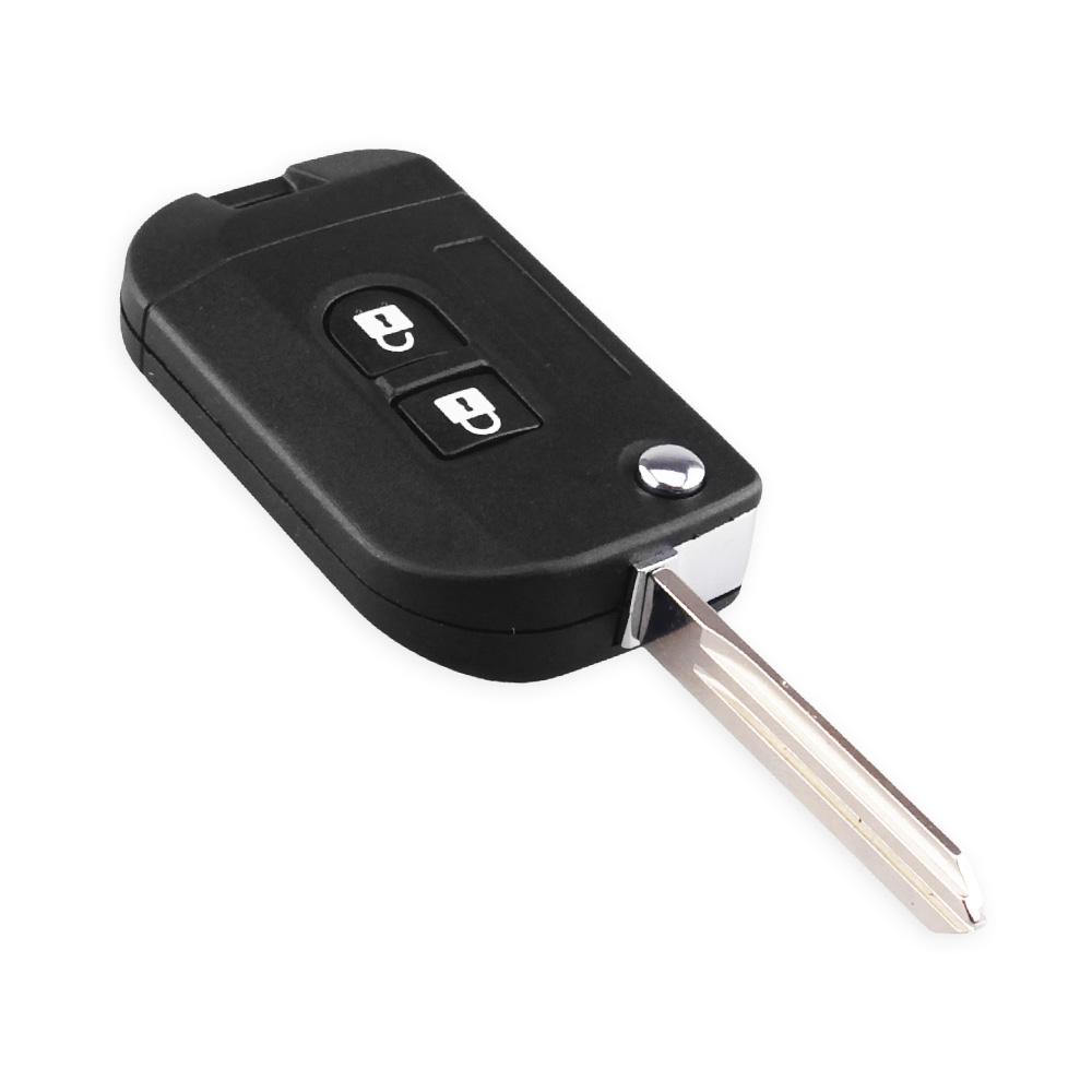 2 кнопки откидной складной чехол для дистанционного ключа автомобиля чехол для Nissan Qashqai Primera Micra Navara Almera Note Sunny