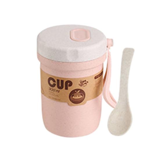 300 мл пластиковая герметичная соломинка для супа, завтрака, каши, обеда, рабочая коробка, контейнер