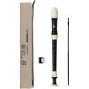 Yamaha YAMAHA Soprano Recorder Baroque YRS-324B Ebony Style Finger Cleaning Stick Recorder Cream ...
