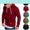 Hooded Hoodies Mens Sweatshirt Sweater Jumper Comfy Pullover Outwear Coat Tops