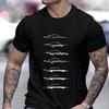 Men's T-shirt Auto Racing Car Design Tshirt Summer Classic Casual Fashion Sports Fitness O Neck Short Sleeve Comfortable Tees