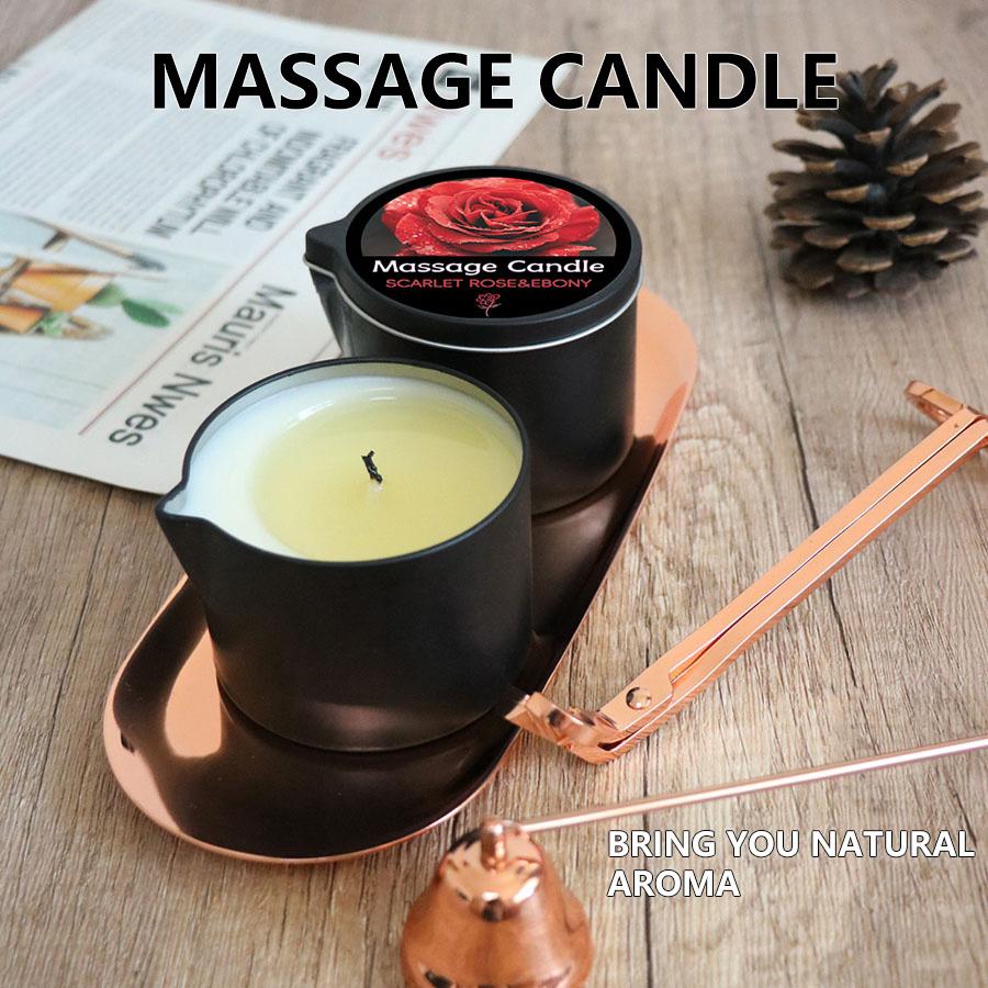 1pc Massage Oil Candle, Spa Essentials,Hydrating & Soothing, Relieving Dry Skin,Amazing Gift for Menor Women/2oz