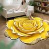 Non-Slip Floor Mat 3D Realistic Floral Pattern Bath Mat Super Absorbent Rug Quick-Drying Easy Maintenance Door Mat