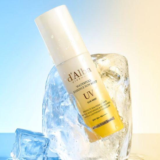 d'Alba Водянистая Эссенция-Мист для Защиты от Солнца SPF50+ PA++++ Увлажняющая UV-Защита 50 мл