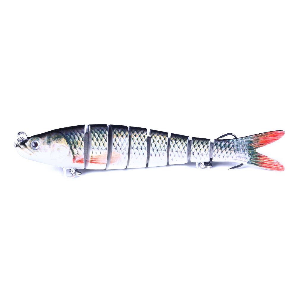 Fishing Lures for Bass Trout Multi Jointed Swimbait Slow Sinking Bionic Swimming Lures Bass Freshwater Saltwater Bass Lifelike