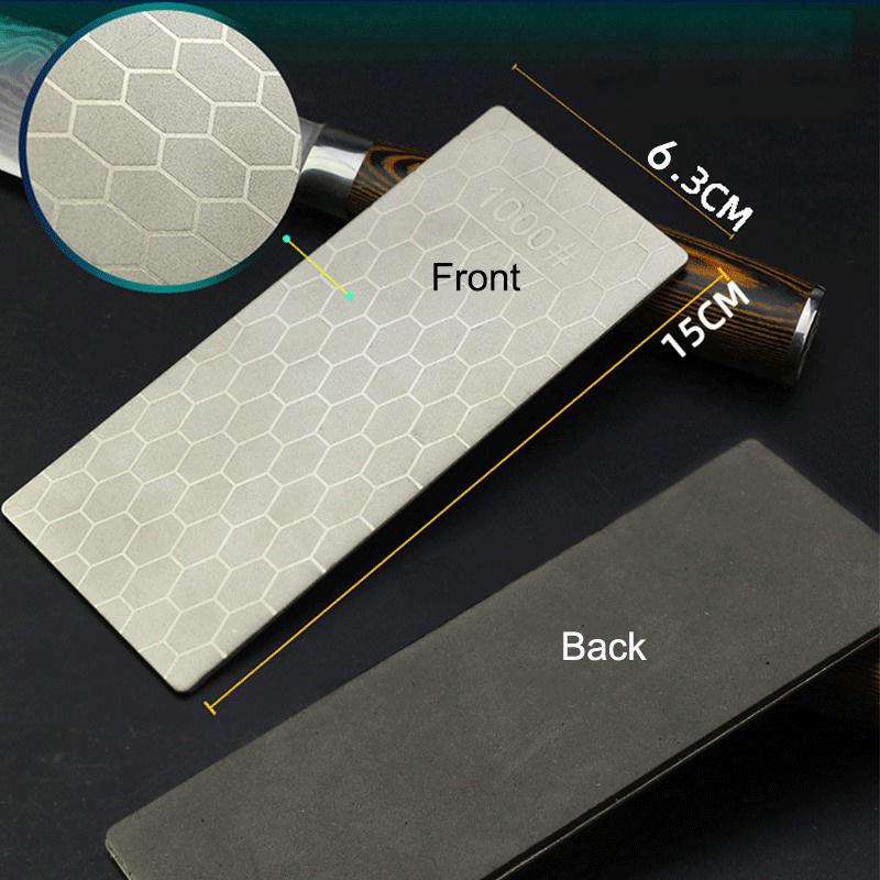 Кухонные инструменты Алмазные ножи Точильный камень 600# 800# 1000# Брусок Точильный камень Ультратонкий Сотовый Ручная точилка для ножей