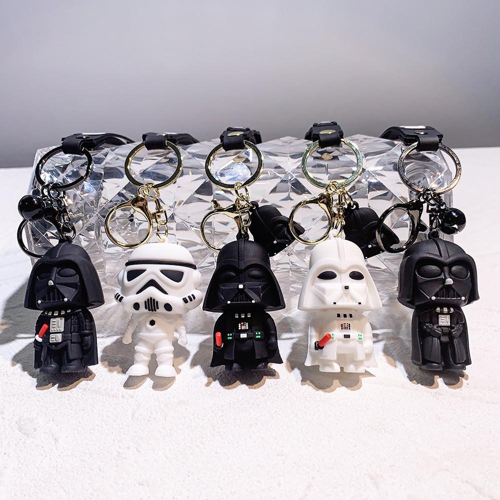 Stylish Deadpool Star Wars Keychain Intricate Darth Vader Design Pvc Material