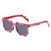 2024 New Fashion Sun Glasses Hot Sale Sunglasses Creeper Glasses Novelty Mosaic Funny Goggles Boys Girls Pixel Eyewear