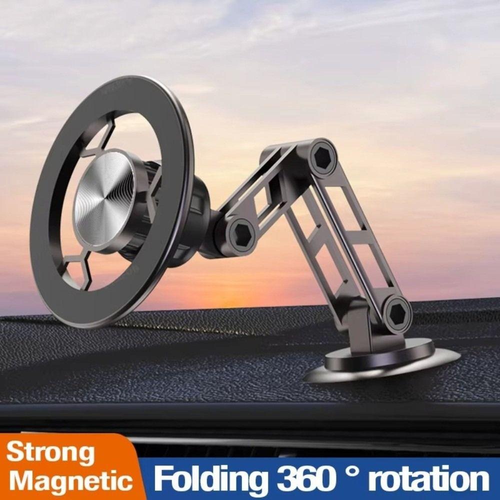 Anti-Shake Magnetic Car Phone Holder Folding Smartphones Support Bracket Air Vent
