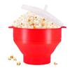 Microwave Popcorn Popper, Silicone Popcorn Maker, DIY Popcorn Machine with Lid, Chips Fruit Dish, BPA Free, Kitchen Accessories