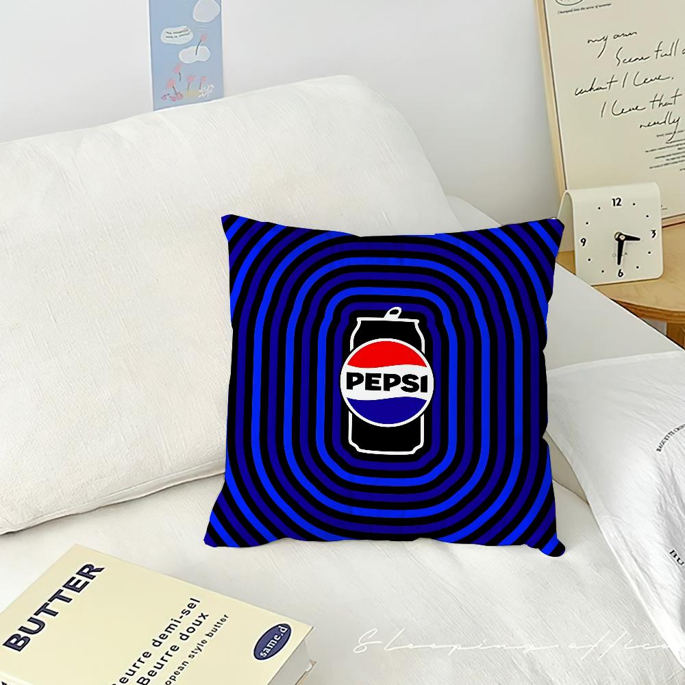 Наволочка Living Logo Room Изголовье Офис Синяя подушка Спальня Забавная подушка Диван Дневной сон P-Pepsi Наволочка