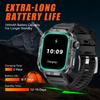2026 New Outdoor Military Men's Smart Watch Is Equipped with GPS LED Lighting Compass Wireless Communication IP68 Waterproof  Smartwatch Music 540mah